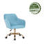 Kierulf Velvet Office Chair-1154124614