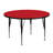 Goddard 42'' Round Thermal Laminate Activity Table - Adjustable Legs-118589148-9892102