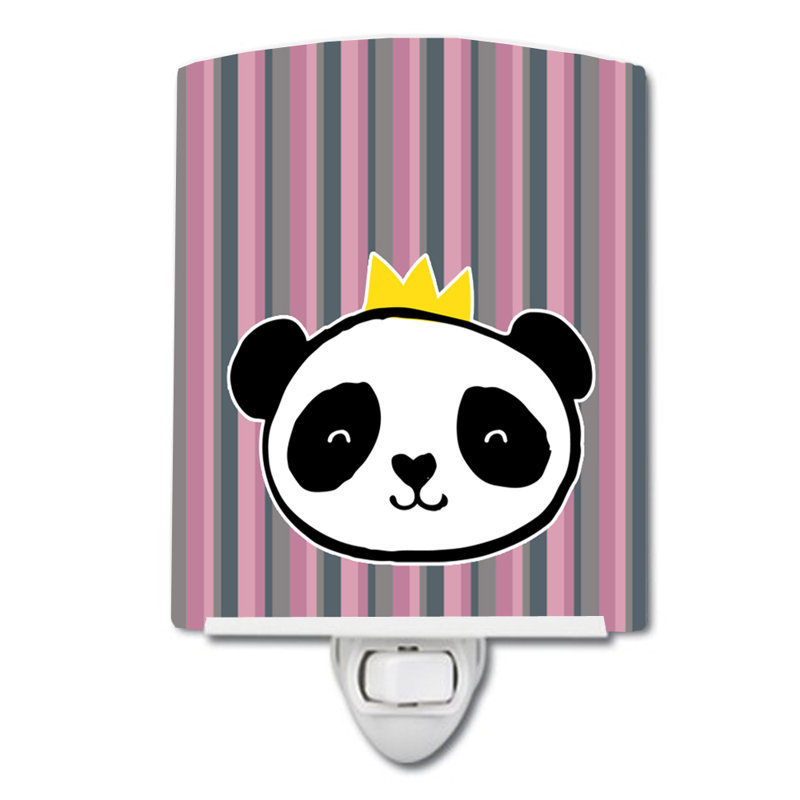 Panda Bear Queen Ceramic Night Light