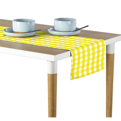 Ines Picnic Check Milliken Signature Table Runner