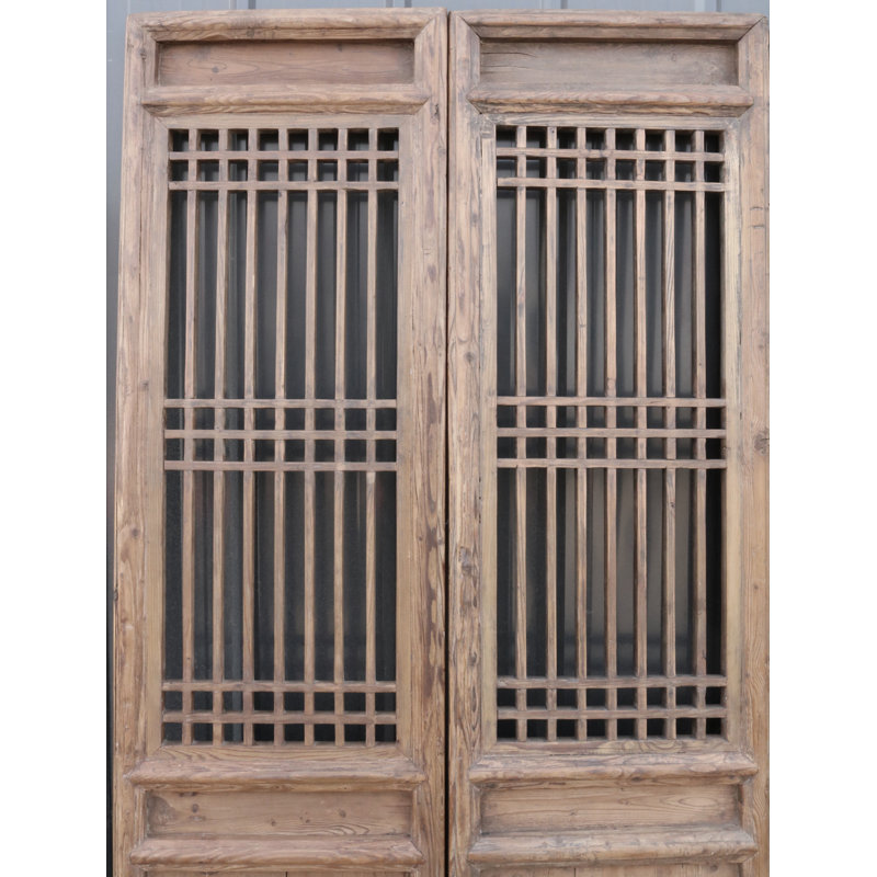 Unfinished Pine Folding Screen Doors