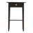 Dalton Nightstand-End Table with One Drawer Black-34342769