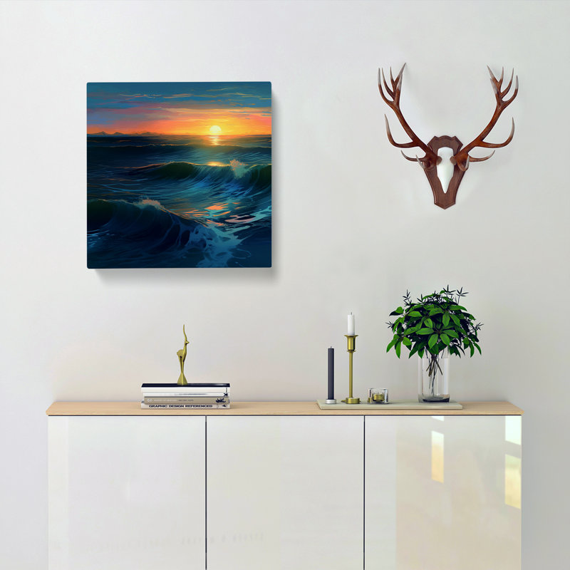 Ocean - No Frame Print, 35cm H x 35cm W x 3cm D