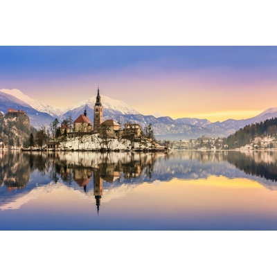 "Bled Lake" par: Photographie sur toile tendue