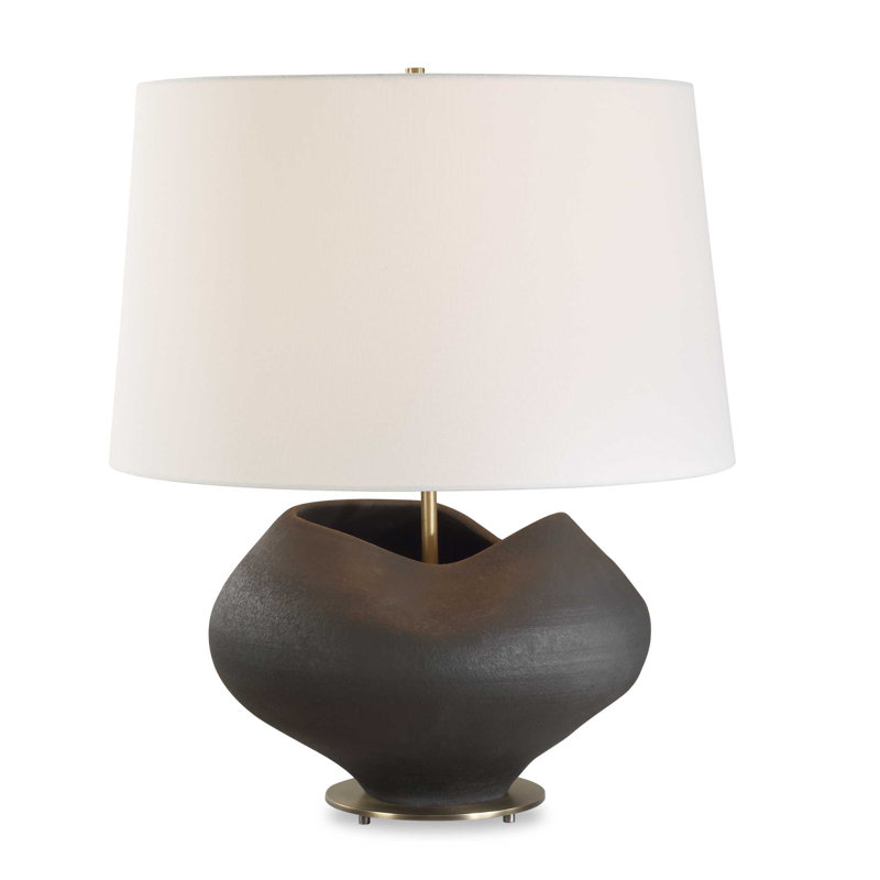 Uttermost Nocturne Aged Black Table Lamp