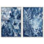 Blue Folliage Set High-Gloss Frameless Acrylic Glass Wall Art Floral & Botanical Print by Oliver Gal, Ready to Hang, 10 x 15-233518236-233518241