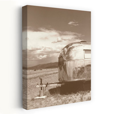 Young - Nouveau-Mexique, photographie aérienne de paysage, art sépia, art rétro Rétro