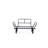 Renso 49'' Upholstered Futon Chair-966338076