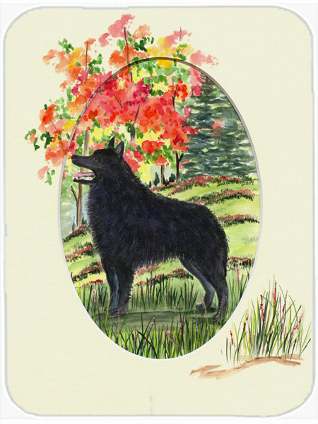 Caroline's Treasures Schipperke Glass Cutting Board