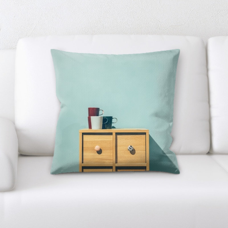 Wedgewood Microsuede Reversible Throw Pillow