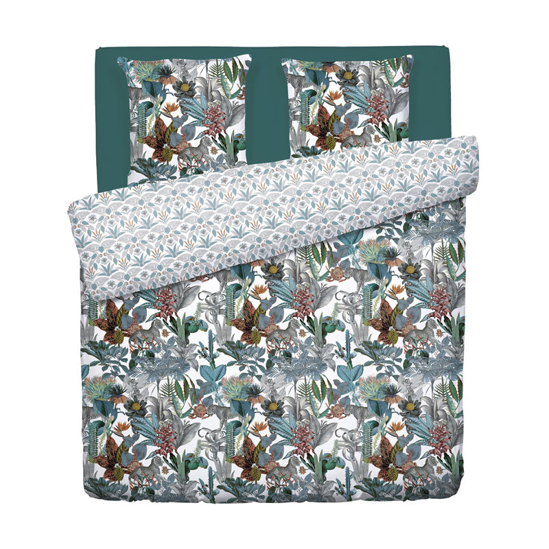 CXL By Christian Lacroix Floral Duvet Cover Set with Pillowcases, Kingsize - 2 Pillowcases (63 x 63 cm)