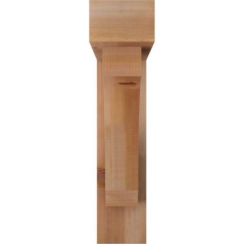 Support de bloc lisse impérial l 5 1/2 po x P 24 po x H 24 po, cèdre rouge de l'Ouest, 24 x 24