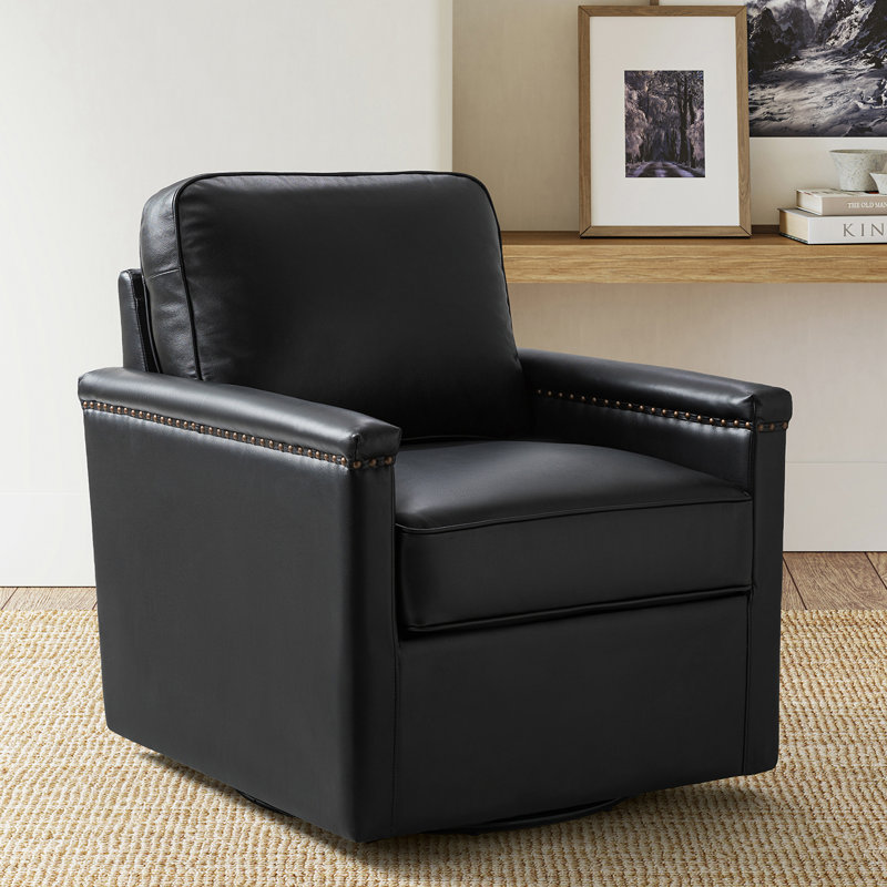 Boedy 29 de large, Cuir véritable noir