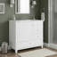 Meuble-lavabo moderne de 91 cm (36 po) avec lavabo en céramique, armoire en MDF, 3 tiroirs et étagères-1202448242