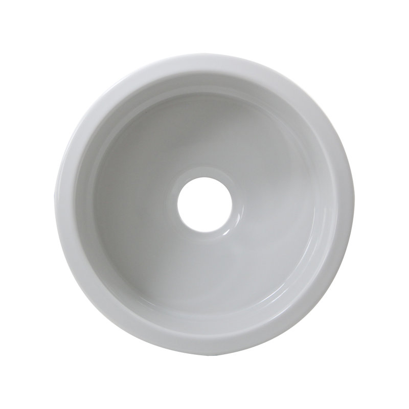 Hyannis 17.75'' L Single Basin Kitchen Sink, White