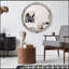 Miroir mural en bois 30,75 po