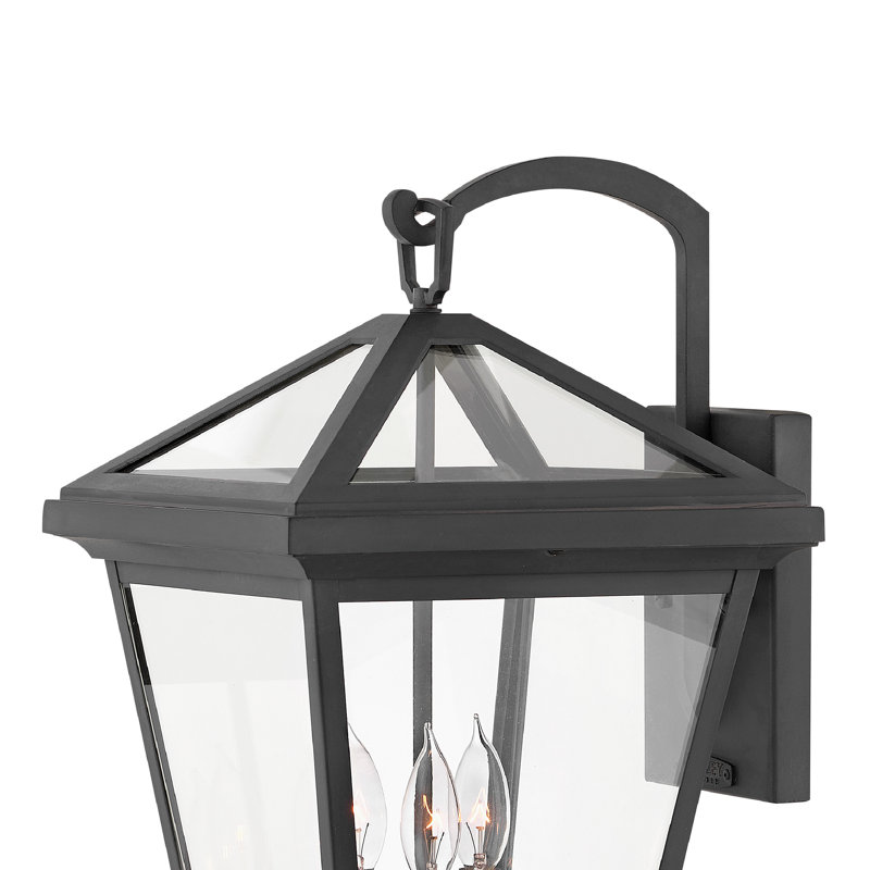 Alford Place 3-Light Outdoor Wall Lantern, Oil Rubbed Bronze, 20.5" H x 12" W x 13.5" D, 3 Lights