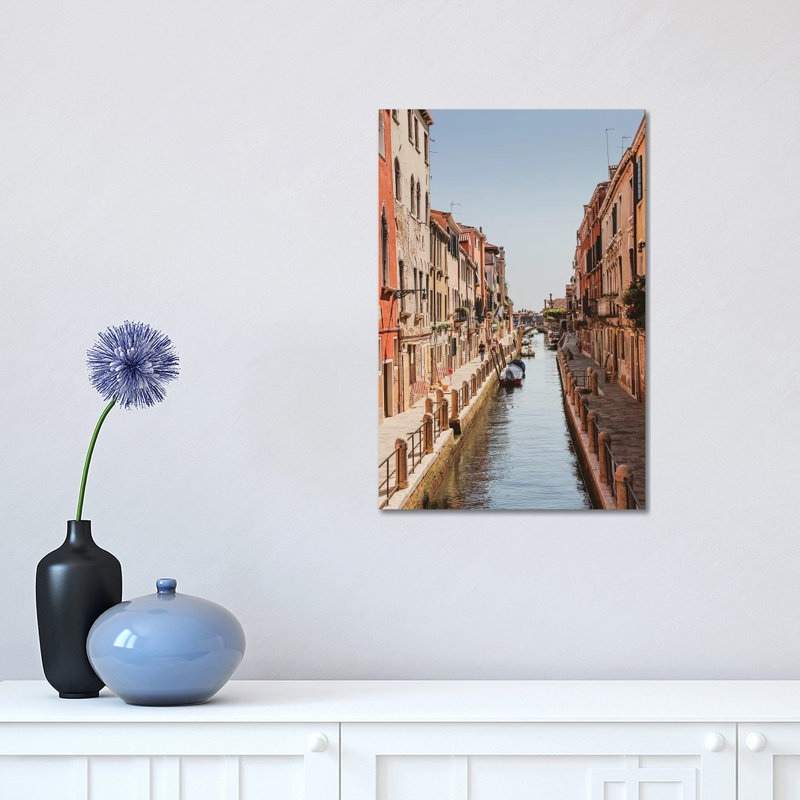 Venice Street - Wrapped Canvas Print, 30.48 cm H x 45.72 cm W