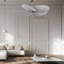 Alessandra Tropical - Five Blade Ceiling Fan - Matte White Finish - Matte White Blades-1004283695-1004283681