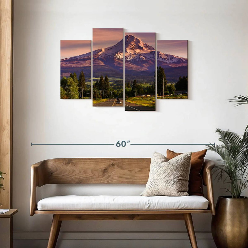 Alvord Road To Mount Hood, H 27 po x l 43 po
