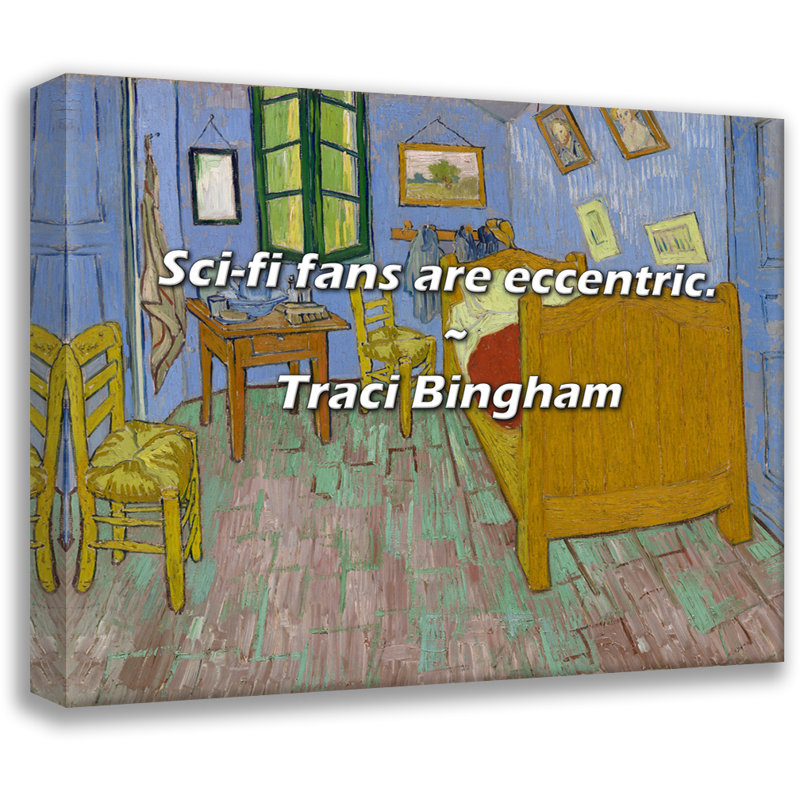 Citation de Traci Bingham: Les amateurs de science-fiction sont excentriques., H 15 po x l 18 po