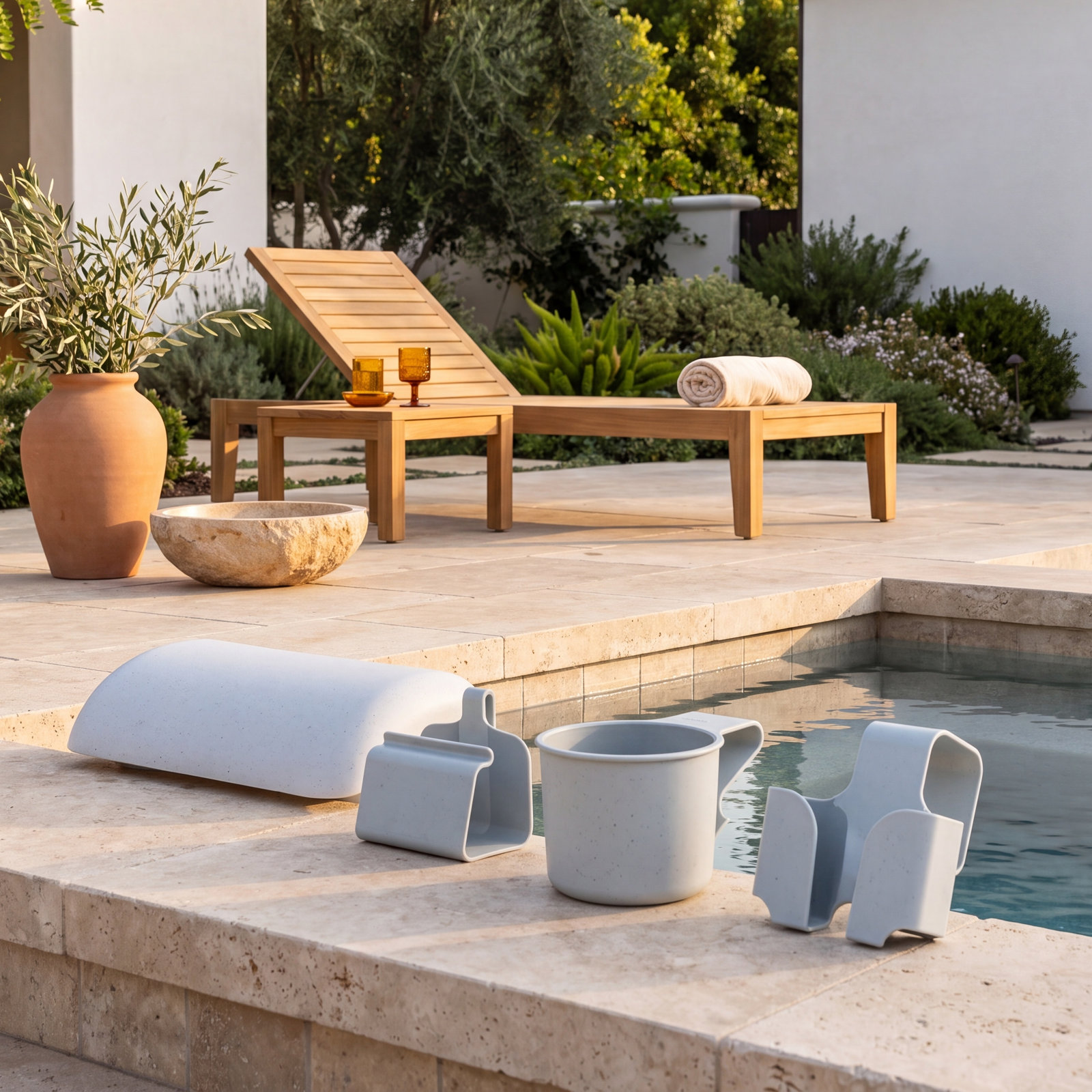 Vero Pool Lounger Accessories, Gray