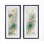 «Sketches in Blue», ensemble de 2 reproductions de peintures à l'acrylique encadrées