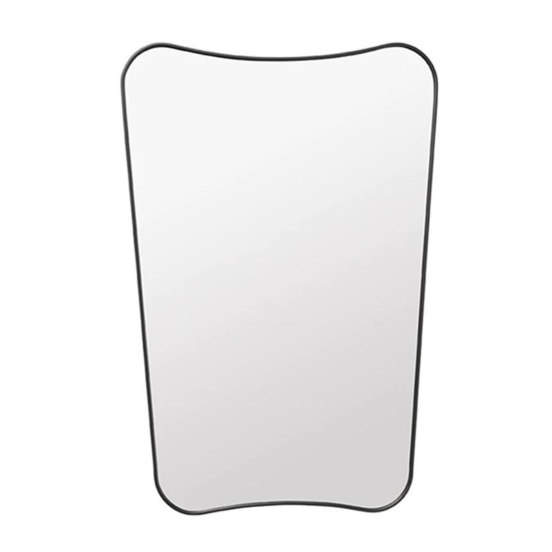 Miroir d'appoint Khamarni, Noir mat
