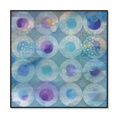  "Touching Circles II", art mural encadré en acrylique ultrabrillant