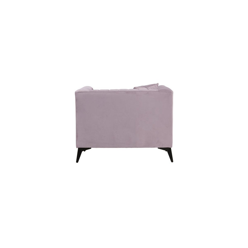 Upholstered Armchair, Purple