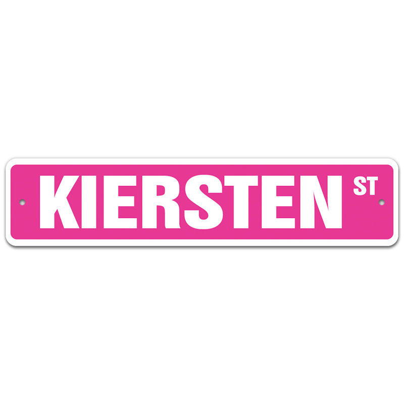Plaque de rue Andersson, H 7 po x l 30 po x P 0,1 po