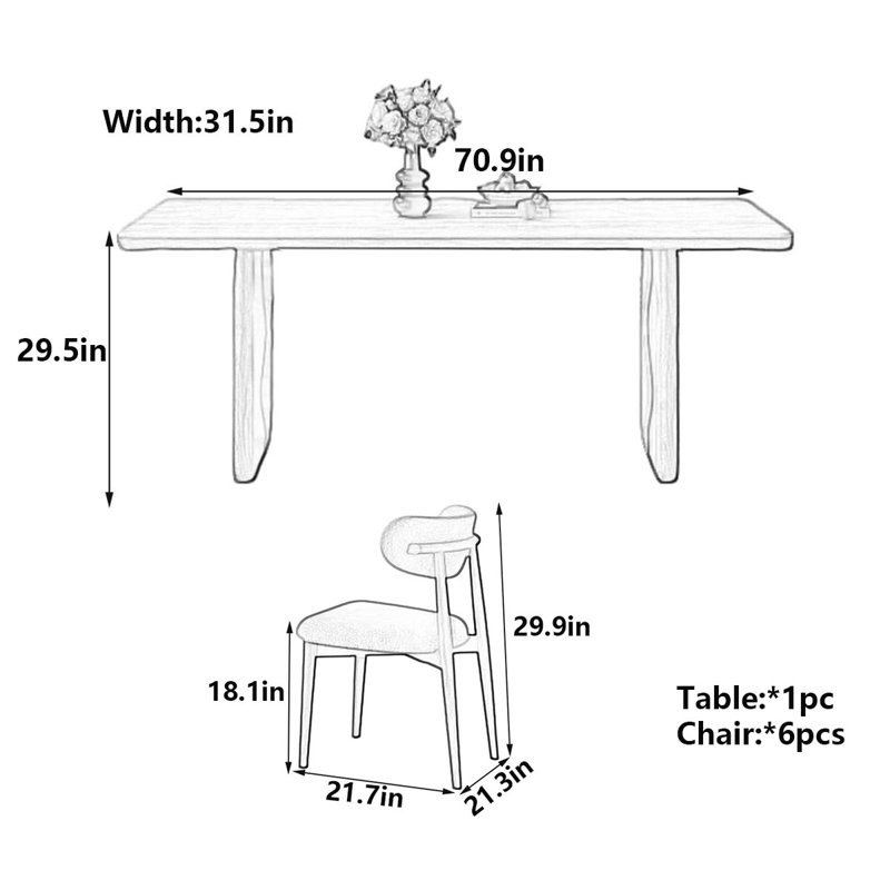 Amesfield, 29.5"H x 70.9"L x 31.5"W