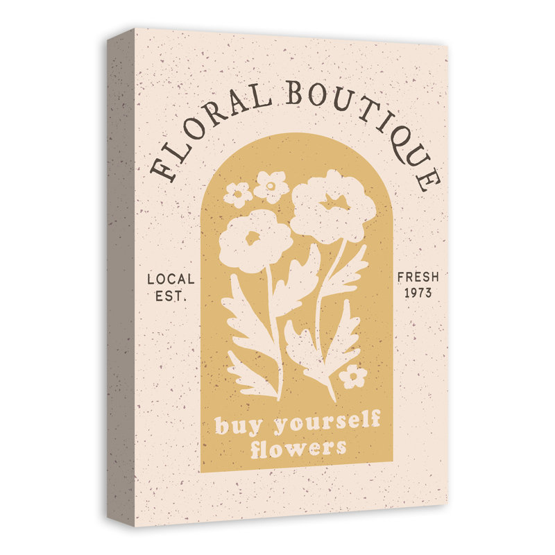Impression sur toile Floral Boutique, H 18 po x l 12 po