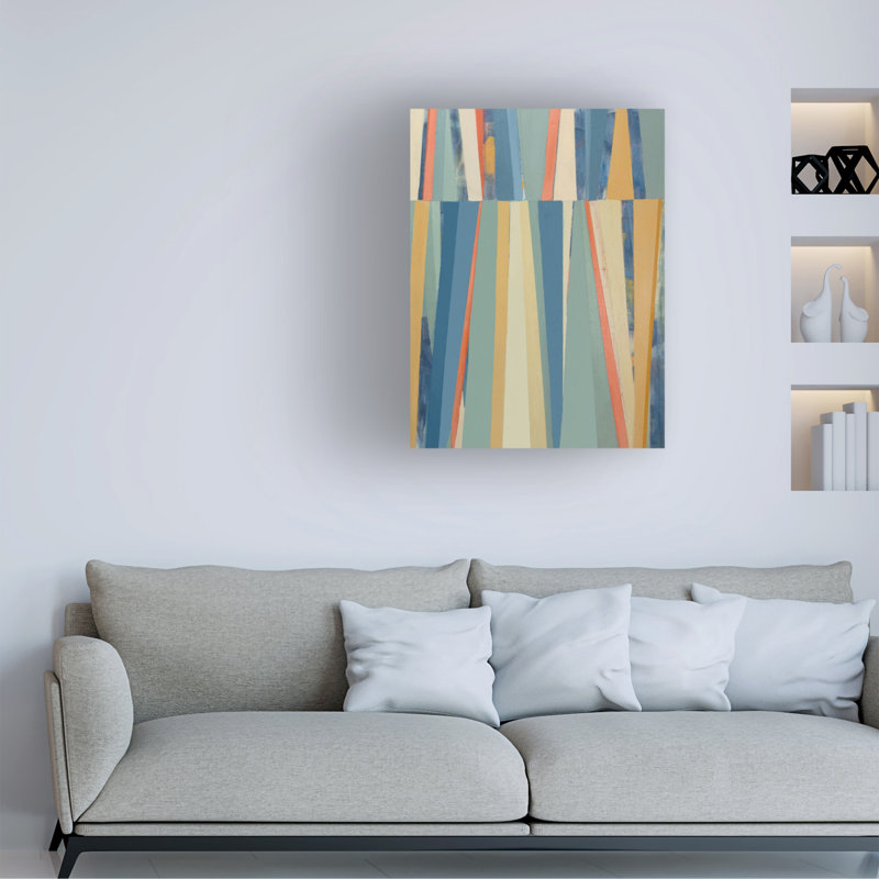 «Wrought Studio ™ Pippin Schupbach Parallels III, art mural sur toile WAG37641, H 19 po x l 14 po