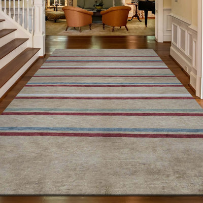 Wool Striped Indoor Rug