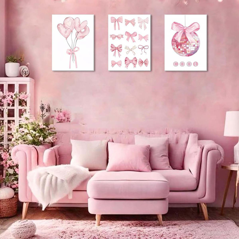 3 Piece Wrapped Canvas Print, 60 cm H x 40 cm W