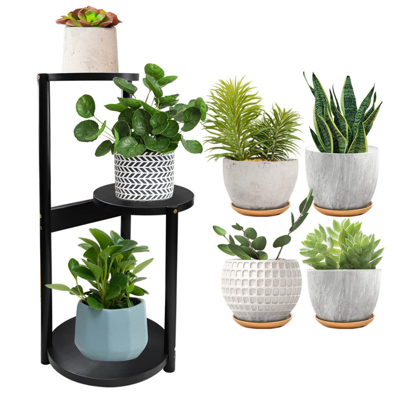 Wood Plant Stand