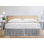 Jupe de lit en microfibre tissée 14 po
