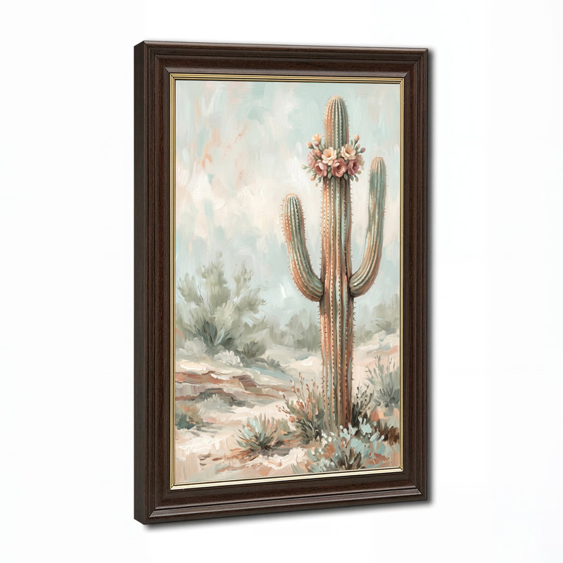 Art mural sur toile Saguaro, H 24 po x l 16 po