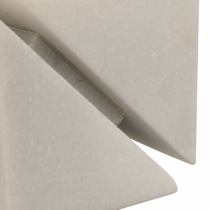 Pierre pierre objet décoratif moderne sculpture géométrique abstraite contemporaine décorative cube sculpté à la main maçonnerie de table de table Art déco intérieur minimaliste.