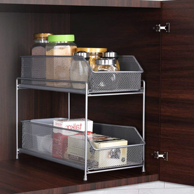 Freestanding Stainless Steel Spice Rack
