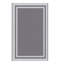 Tapis de camping durable et durable en gris avec tapis d'extérieur réversible imperméable-245020096