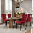 Modern Velvet Tufted Solid Wood Kitchen Chairs Upholstered Dining Chairs Set of 4-1596728934-1596728932