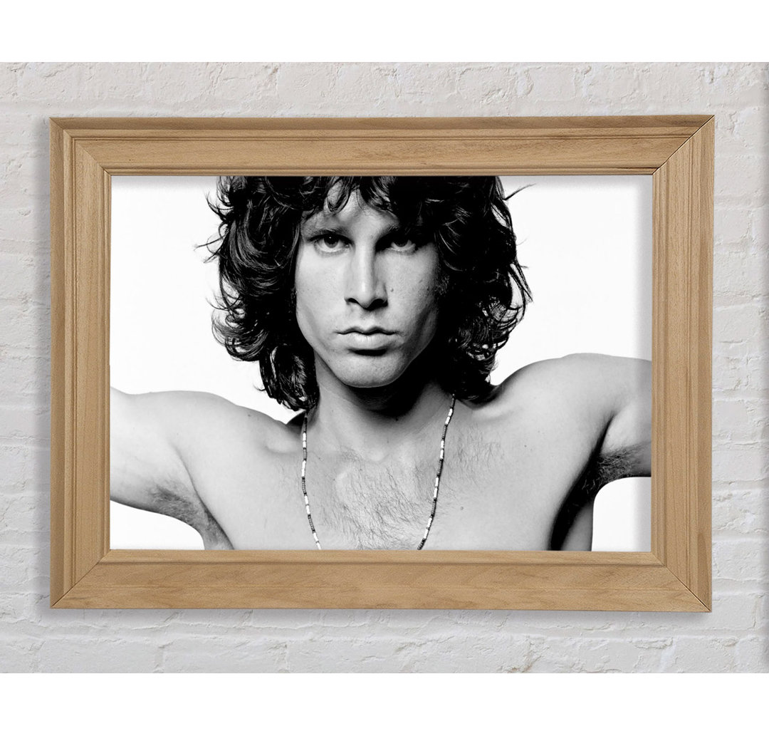 Jim Morrison Musik - Einzelne Bilderrahmen Kunstdrucke