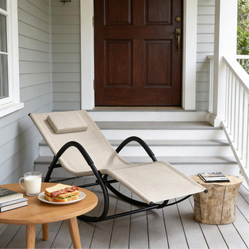 Chaise berçante d'extérieur, chaise berçante résistante