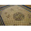 Tapis bleu antique en laine Pékin