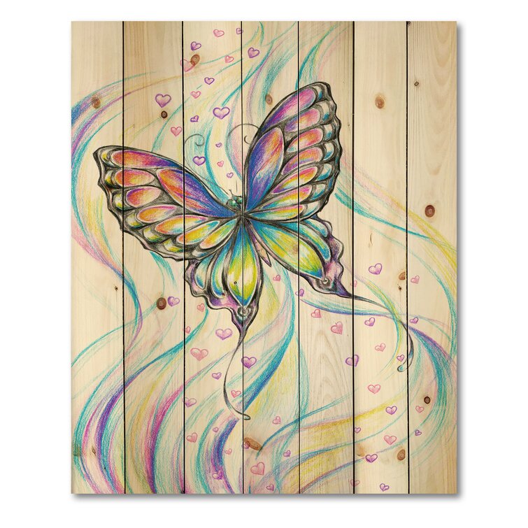 Modern Butterfly Painting for bedroom - Aroness