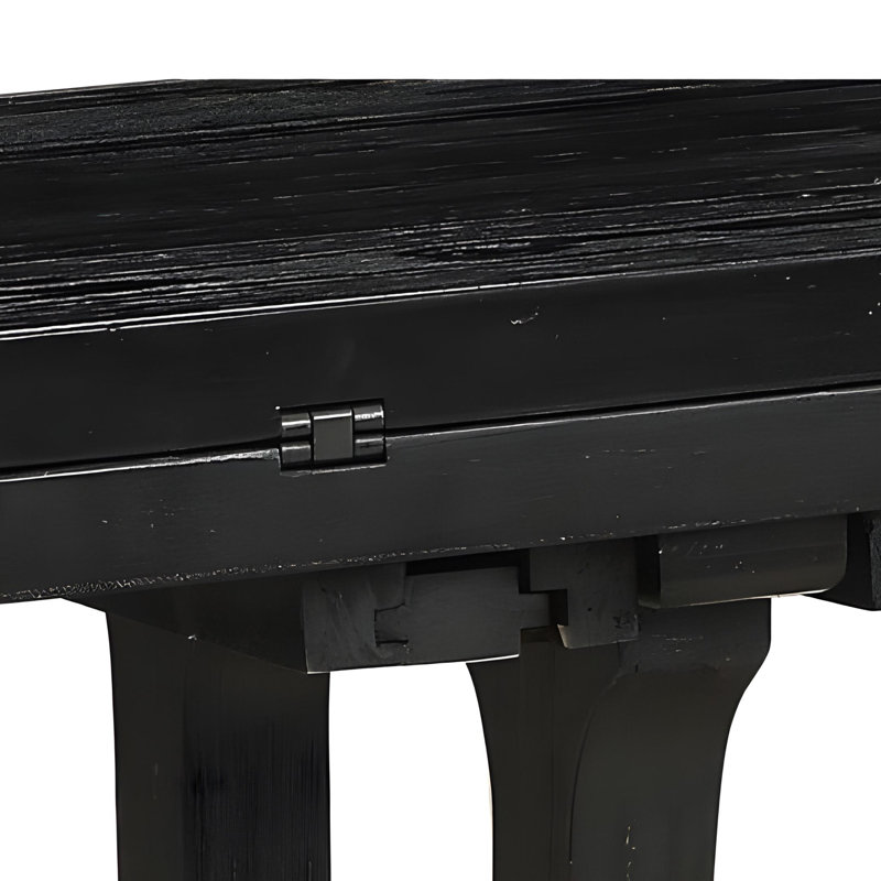 Roolf Flip-top Console Table Black