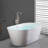 45 5/8-In 2-Handle Residentail Freestanding Tub Faucet With Hand Shower In Titanium-111704763