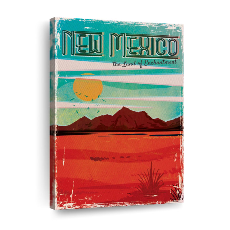 Land of New Mexico, reproduction sur toile, H 36 po x l 24 po x P 1,25 po